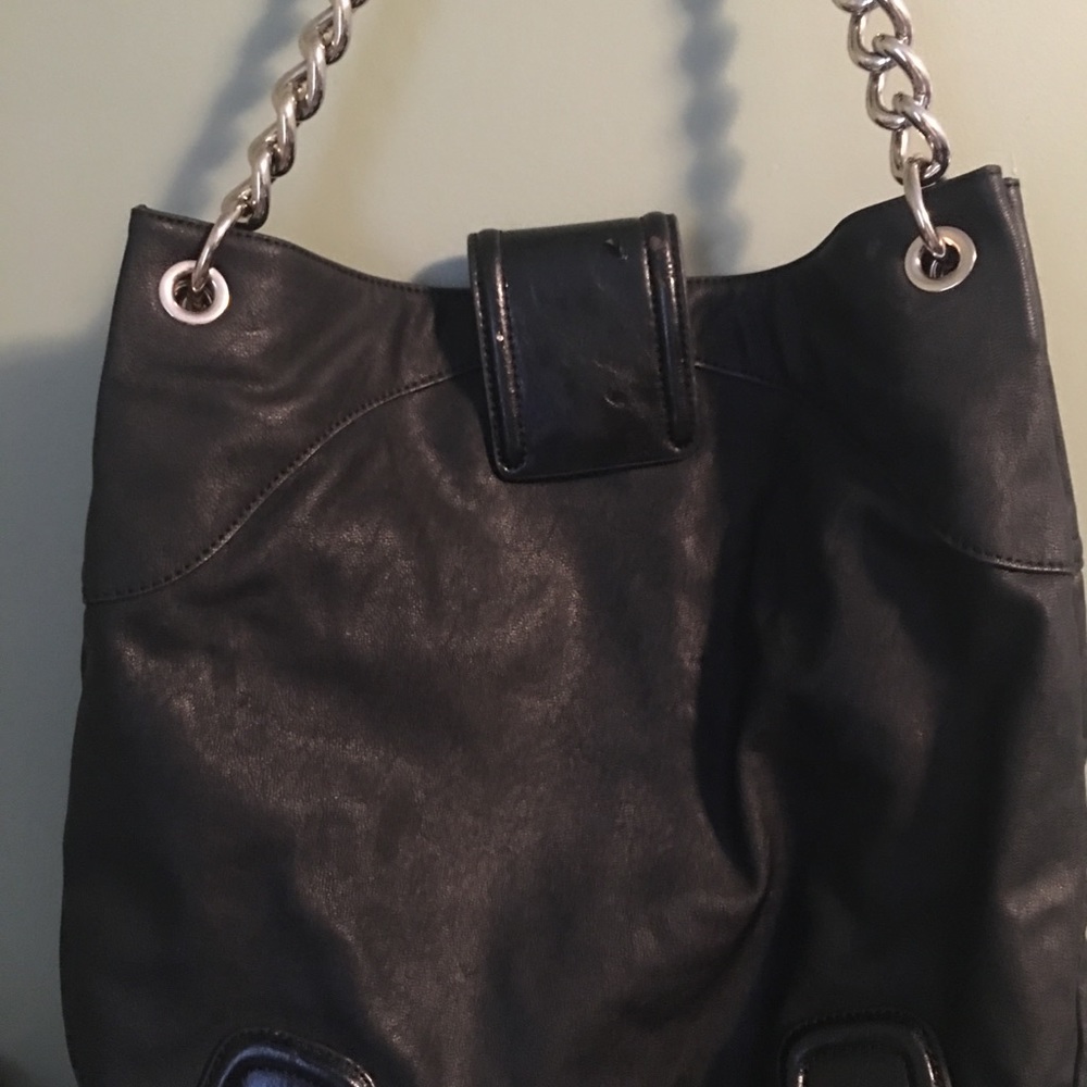 Guess Black Bag With Zebra Print Inside - image 3